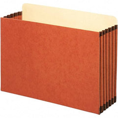 Pendaflex - 14-3/4 x 10-1/4", Legal, Redrope, 5-1/4" Expanding Wallet - Straight Tab Cut Location - Makers Industrial Supply