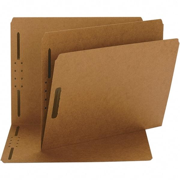 SMEAD - 11-5/8 x 9-1/2", Letter Size, Brown, File Folders with Top Tab - 11 Point Stock, Straight Tab Cut Location - Makers Industrial Supply