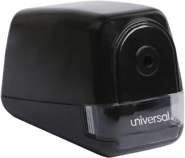 UNIVERSAL - Electric Desktop Pencil Sharpener - 1 Hole - Makers Industrial Supply