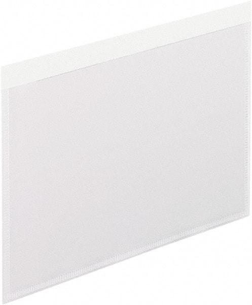 Pendaflex - 100 Piece Clear Self-Adhesive Docment Protector - 6" High x 4" Wide - Makers Industrial Supply