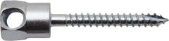 Powers Fasteners - 3/8" Zinc-Plated Steel Horizontal (Cross Drilled) Mount Threaded Rod Anchor - 1/4" Diam x 2" Long, Hex Head, 1,800 Lb Ultimate Pullout, For Use with Wood - Makers Industrial Supply