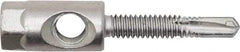 Powers Fasteners - 3/8" Zinc-Plated Steel Dual (Cross & End Drilled) Mount Threaded Rod Anchor - 1/4" Diam x 1-1/2" Long, Hex Head, 4,690 Lb Ultimate Pullout, For Use with Steel - Makers Industrial Supply