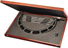 Starrett - Interchangeable-Anvil Micrometers Operation Type: Mechanical Minimum Measurement (mm): 500.00 - Makers Industrial Supply