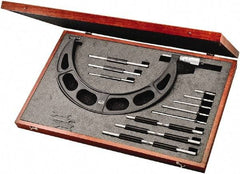 Starrett - Interchangeable-Anvil Micrometers Operation Type: Mechanical Minimum Measurement (mm): 150.00 - Makers Industrial Supply