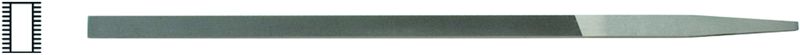 4" Pillar Extra-Narrow File, Cut 4 - Makers Industrial Supply