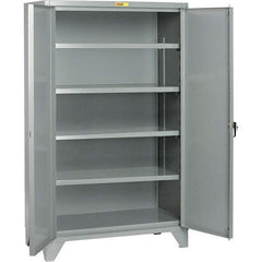 Little Giant - 4 Shelf Storage Cabinet - Steel, 60" Wide x 32" Deep x 78" High - Makers Industrial Supply