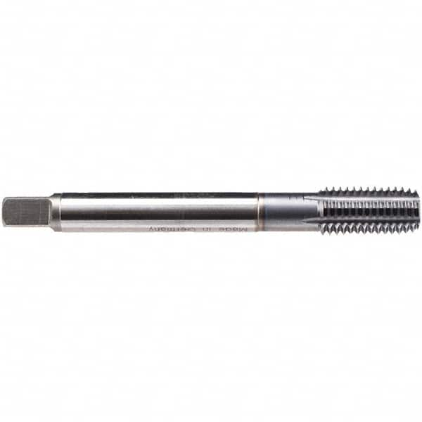 Emuge - 7/16-20 UNF, Semi-Bottoming Chamfer, TiCN Finish, High Speed Steel Thread Forming STI Taps - 3-15/16" OAL, 0.367" Shank Diam - Makers Industrial Supply