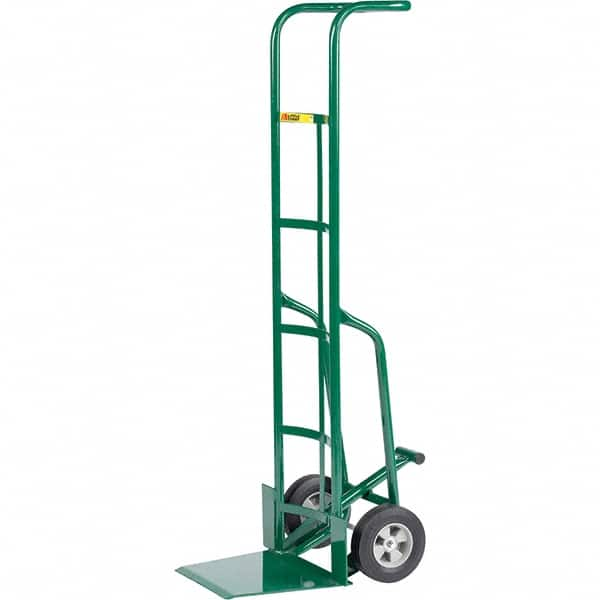 Little Giant - 800 Lb Capacity 60" OAH Hand Truck - Continuous Handle, Steel, Rubber Wheels - Makers Industrial Supply