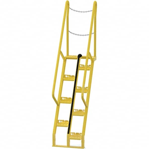 Vestil - 101-7/8" High 350 Lb Capacity 8 Step Alternating Tread Stair - Makers Industrial Supply