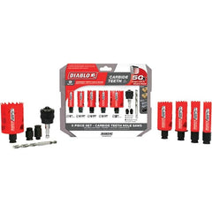 Freud - Hole Saw Kits Minimum Saw Diameter (Inch): 1 Maximum Saw Diameter (Inch): 2 - Makers Industrial Supply