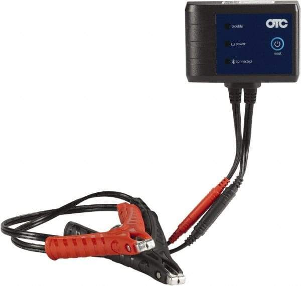 OTC - 6/12/24 Volt Digital Battery & System Tester - 100 to 2,000 CCA Range, 20" Cable - Makers Industrial Supply