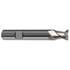 16mm Dia. - 82mm OAL - 45° Helix Bright Carbide End Mill - 2 FL - Makers Industrial Supply