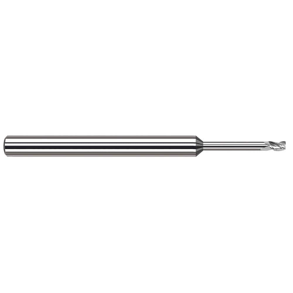 Harvey Tool - 1/16" Diam 3 Flute Solid Carbide 0.005" Corner Radius - Exact Industrial Supply