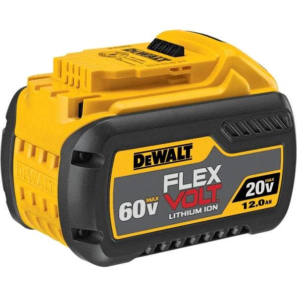 DeWALT - 60 Volt Lithium-Ion Power Tool Battery - 12 Ahr Capacity, 100 min Charge Time, Series 20/60 FLEXVOLT - Makers Industrial Supply