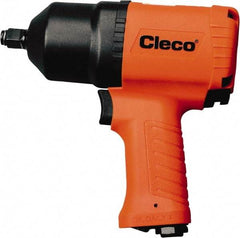 Cleco - 1/2" Drive, 550 RPM, 746 Ft/Lb Torque Impact Wrench - T-Handle, 1,600 IPM, 5.3 CFM, 620 psi, 1/4" NPT Inlet - Makers Industrial Supply