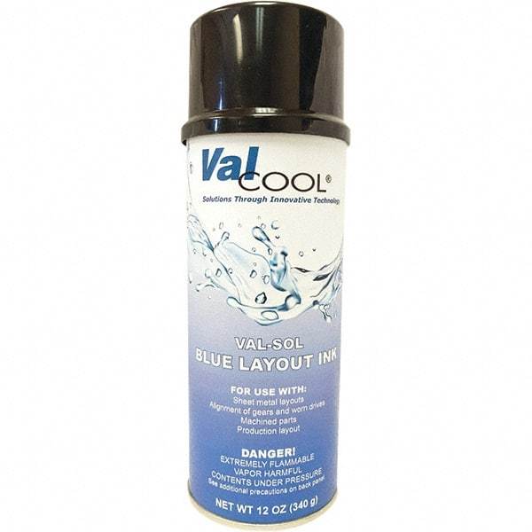 ValCool - Layout Fluid Type: Blue Layout Fluid Volume Capacity: 16 oz. - Makers Industrial Supply