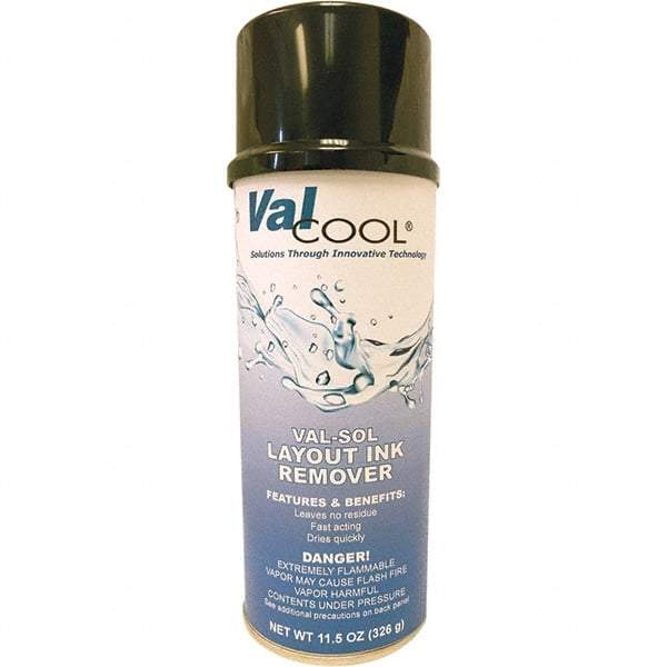 ValCool - 16 oz Can Cleaner/Degreaser - Aerosol, Solvent-Based, Unscented - Makers Industrial Supply