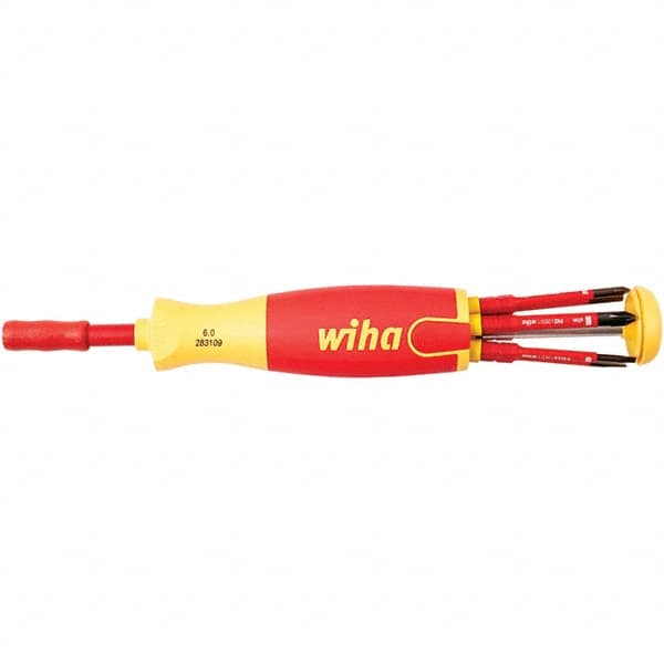 Wiha - Multi-Bit Screwdriver - Phillips, Torx & Square Tip - Makers Industrial Supply