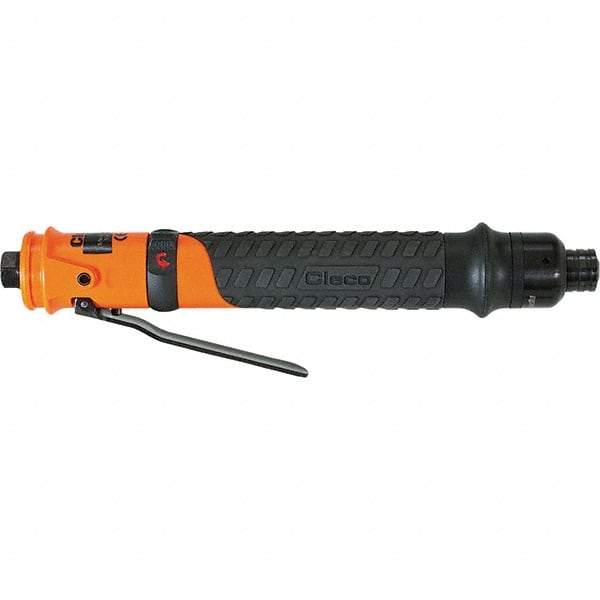 Cleco - 1/4" Bit Holder, 660 RPM, Inline Handle Air Screwdriver - 0.3 to 3.8 Ft/Lb Torque, 1/8" Inlet, 11 CFM - Makers Industrial Supply