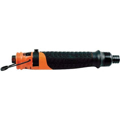 Cleco - 1/4" Bit Holder, 2,300 RPM, Inline Handle Air Screwdriver - 0.3 to 1.6 Ft/Lb Torque, 1/8" Inlet, 11 CFM - Makers Industrial Supply