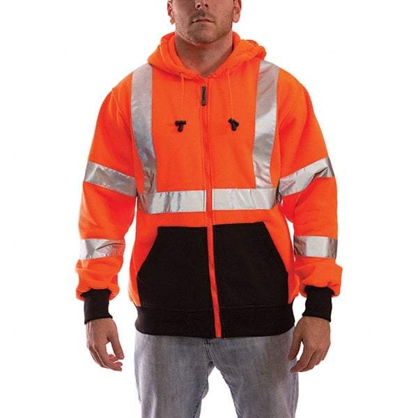 Tingley - Size XL Jacket - High Visbility Orange, Polyester, Zipper Closure, 48 to 50" Chest - Makers Industrial Supply