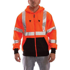 Tingley - Size M Jacket - High Visbility Orange, Polyester, Zipper Closure, 40 to 42" Chest - Makers Industrial Supply