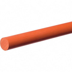 Value Collection - 5' Long, Standard Round Silicone Cord - 1/2" Diam, Red - Makers Industrial Supply