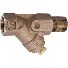 Watts - 1/4 to 1/2" Fit, Strainer - Brass - Makers Industrial Supply