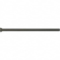 Gibraltar - 0.152" Pin Diam, 0.2736" Head Diam x 0.1915" Head Height, 2-1/2" OAL, Conical Pin - High Speed Steel - Makers Industrial Supply