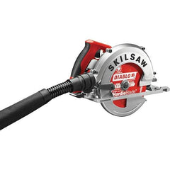 Skilsaw - 15 Amps, 7-1/4" Blade Diam, 5,300 RPM, Electric Circular Saw - 120 Volts, 10' Cord Length, 5/8" Arbor Hole, Left Blade - Makers Industrial Supply