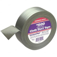 3M - 55m x 48mm x 10 mil Silver Polyethylene Cloth Duct Tape - Makers Industrial Supply