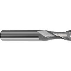 ‎3/32 Dia. × 1-1/2 OAL 2 Flute 30 Helix Bright Carbide End Mill - Makers Industrial Supply