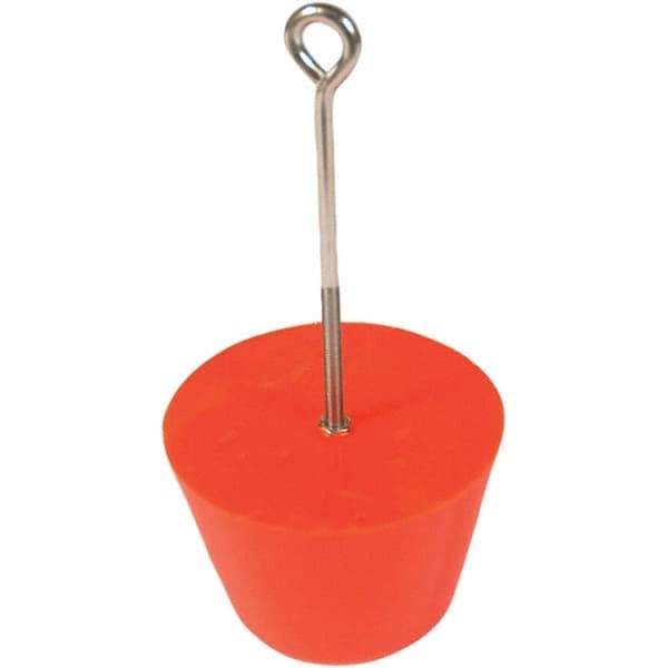 UltraTech - 7" Long x 6' Wide, Polyurethane Drain Plug - 6" Diam, Orange, Use for Spill Response - Makers Industrial Supply