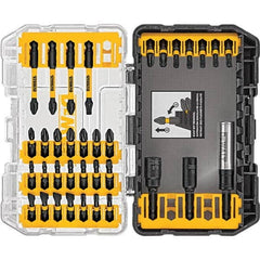 DeWALT - Power & Impact Screwdriver Bit Sets Point Type: Nut Driver; Phillips; Slotted; Torx Drive Size: 0.25 - Makers Industrial Supply