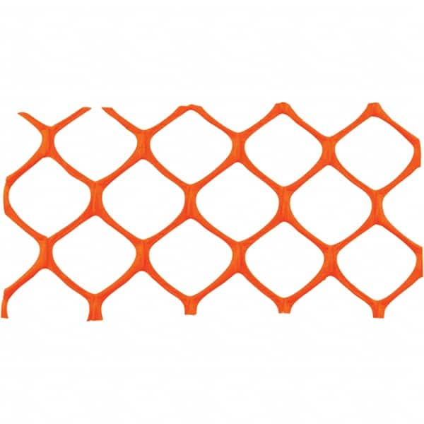 PRO-SAFE - 50' Long x 5' High, Orange Reusable Safety Fence - Makers Industrial Supply