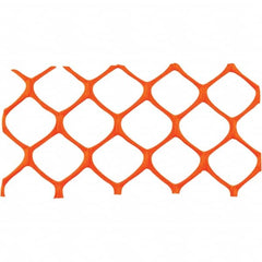 PRO-SAFE - 50' Long x 5' High, Orange Reusable Safety Fence - Makers Industrial Supply