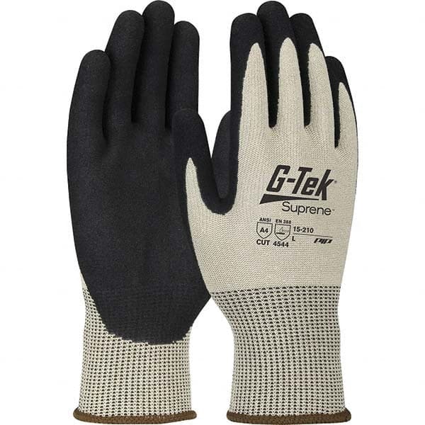 PIP - Size XL, ANSI Cut Lvl A4, Puncture Lvl 4, Abrasion Lvl 4, Nitrile Coated Suprene Cut Resistant Gloves - Makers Industrial Supply