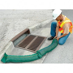 UltraTech - 750' Long" x 11" Wide Gravel Bag - Green Geotextile, For Stormwater - Makers Industrial Supply