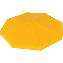 UltraTech - 3-1/2" High x 25" Diam, Polyethylene, Manual Closing Funnel Cover - Makers Industrial Supply