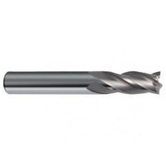 7/16 Dia. x 4-1/2 Overall Length 4-Flute Square End Solid Carbide SE End Mill-Round Shank-Center Cut-Uncoated - Makers Industrial Supply