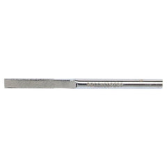 0.030″ × 1/8″ Electroplated Diamond File Flat 100 Grit 5/8″ Diamond - Makers Industrial Supply