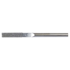 0.079″ × 0.040″ Electroplated Diamond File Round 100 Grit 5/8″ Diamond - Makers Industrial Supply