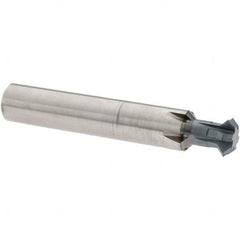 Accupro - 1/2° 1/2" Cut Diam, 0.187" Cut Width, 1/2" Shank, Solid Carbide Double-Angle Cutter - Makers Industrial Supply