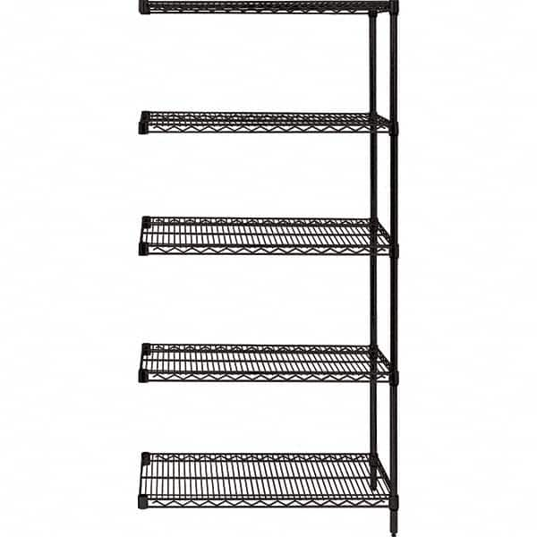 Quantum Storage - 60" Wide, 63 High, Open Shelving Accessory/Component - Use with #1630 Built-In Combination Lock - Makers Industrial Supply