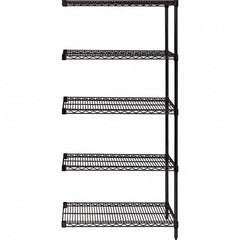 Quantum Storage - 60" Wide, 63 High, Open Shelving Accessory/Component - Use with #1630 Built-In Combination Lock - Makers Industrial Supply