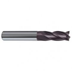 3/8 Dia. x 3 Overall Length 4-Flute Square End Solid Carbide SE End Mill-Round Shank-Center Cut-Firex - Makers Industrial Supply