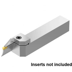 Kennametal - External Thread, 26mm Max Cut of Depth, 6mm Min Groove Width, 6" OAL, Left Hand Indexable Grooving Cutoff Toolholder - 1" Shank Height x 1" Shank Width, EG0600M06P04 Insert Style, EVSB Toolholder Style, Series Beyond Evolution - Makers Industrial Supply