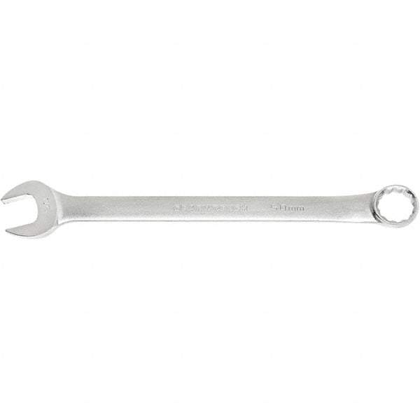 GearWrench - 2-3/8" 12 Point Combination Wrench - 15° Offset Angle, 29.843" OAL, Steel, Satin Finish - Makers Industrial Supply