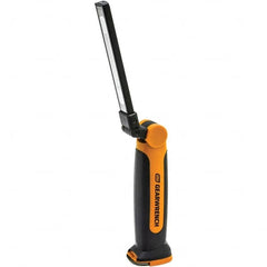 GearWrench - 3.7 Volts, 500 Lumens, Cordless Work Light - Black & Orange, 3 hr on High Setting, 6 hr on Low Setting Run Time - Makers Industrial Supply