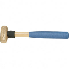 American Hammer - 1-1/2 Lb Bronze Nonsparking Soft Face Hammer - Exact Industrial Supply